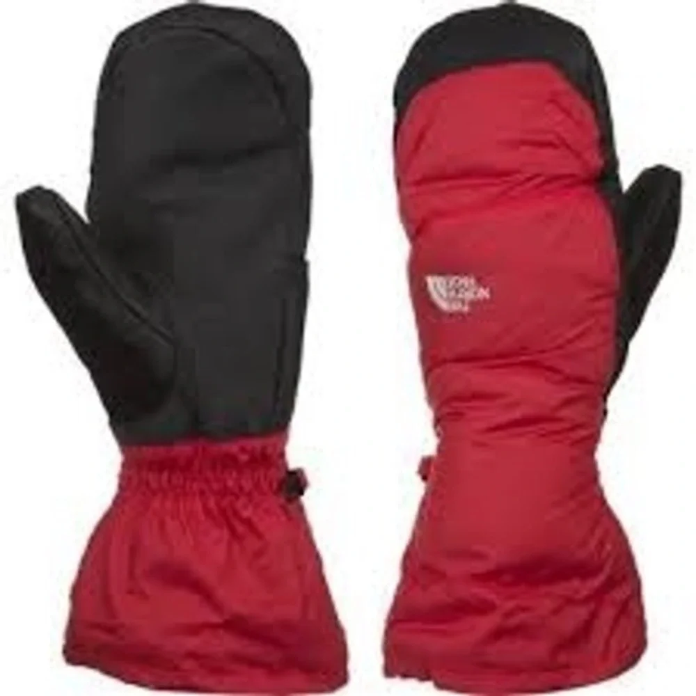 The‎ North Face Nuptse Mittens Red Black Unisex